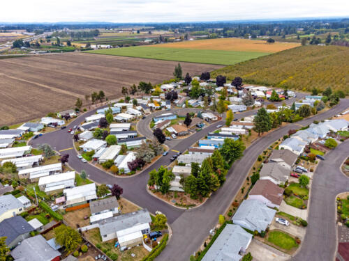 Woodburn Senior Estates Community Aerial